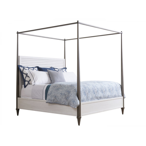 Tommy Bahama Home Ocean Breeze Coral Gables Low Profile Canopy Bed